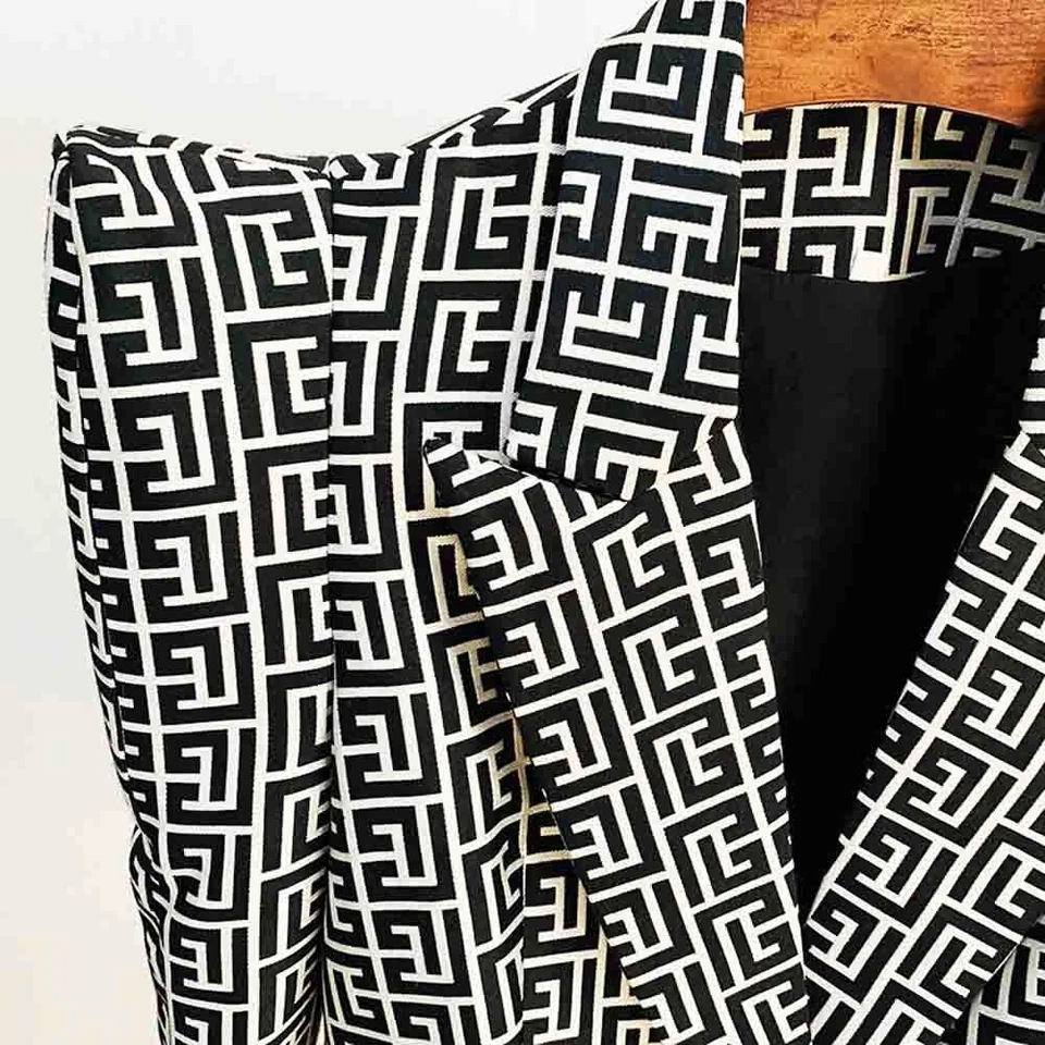 Сделанный на заказ женщин моды средней длины Blazer пальто новый плюс 1 x-10 x L638 - Изображение 4 из 4