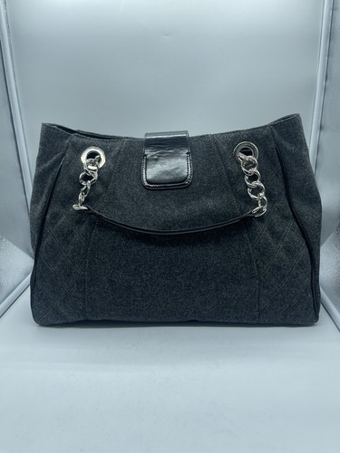 Stuart Weitzman Gray Chain Handle Hand Bag - Picture 2 of 11