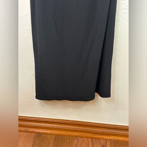 LAUREN RALPH LAUREN One Shoulder Black Long Dress Evening Gown Formal Wedding - Picture 5 of 16