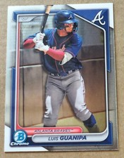 2024 Bowman Chrome Prospect #BCP-118 Luis Guanipa Atlanta Braves