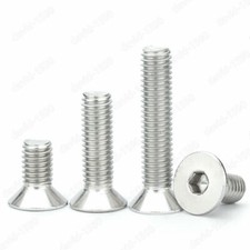 304 Stainless Steel Hex Socket Countersunk Head Screw M1.6/M2/M3/M4/M5/M6/M8/M10