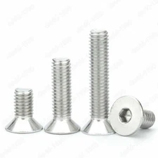 304 Stainless Steel Hex Socket Countersunk Head Screw M1.6/M2/M3/M4/M5/M6/M8/M10