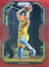 2021 Panini WNBA Prizm COURTNEY VANDERSLOOT #10 RED PRIZM #241/299 SKY LIBERTY