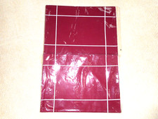 (4) Pampered Chef #2188 CRANBERRY WINDOW PANE PLACEMATS 20