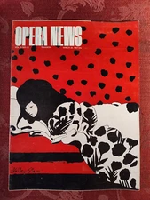 Rare MET OPERA NEWS March 25 1967 Verdi Traviata Frank Corsaro Elisabeth Grümmer