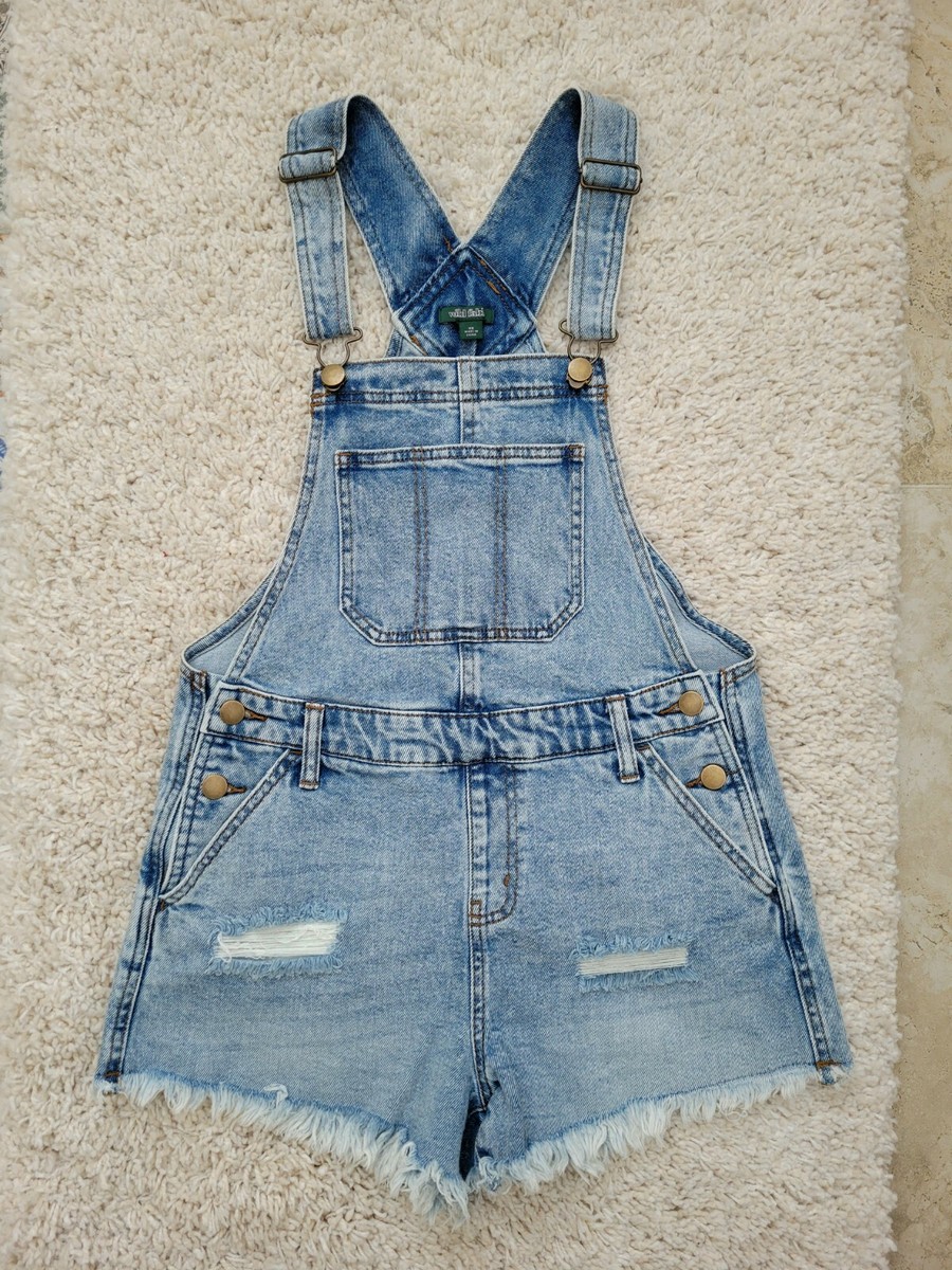 Jeans Ripped Denim Shortalls DANCE MARVEL NEW Distressed Denim