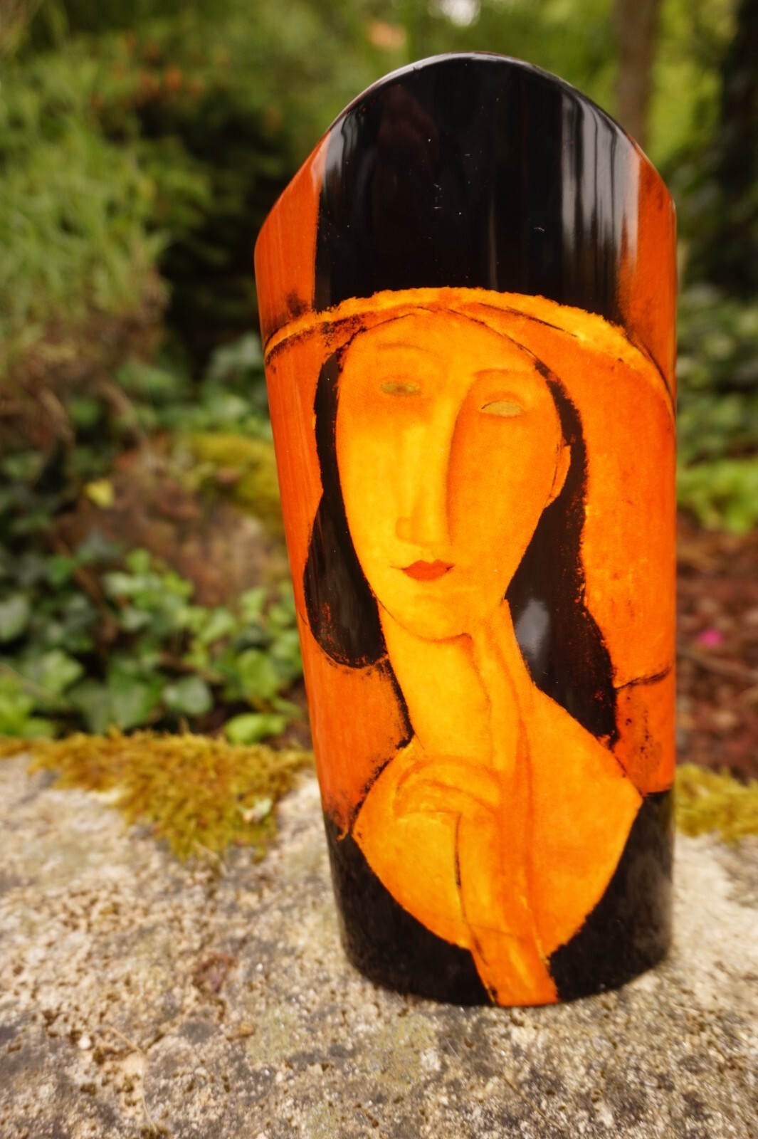 Vase silhouette d'art 24 cm Modigliani Jeanne Hébuterne par SDA18 en céramique