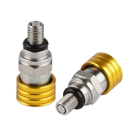 2x Válvula de alivio de purga de aire de horquilla M5x0,8 para motor Kawasaki/Honda/Yamaha/Suzuki - Imagen 5 de 5
