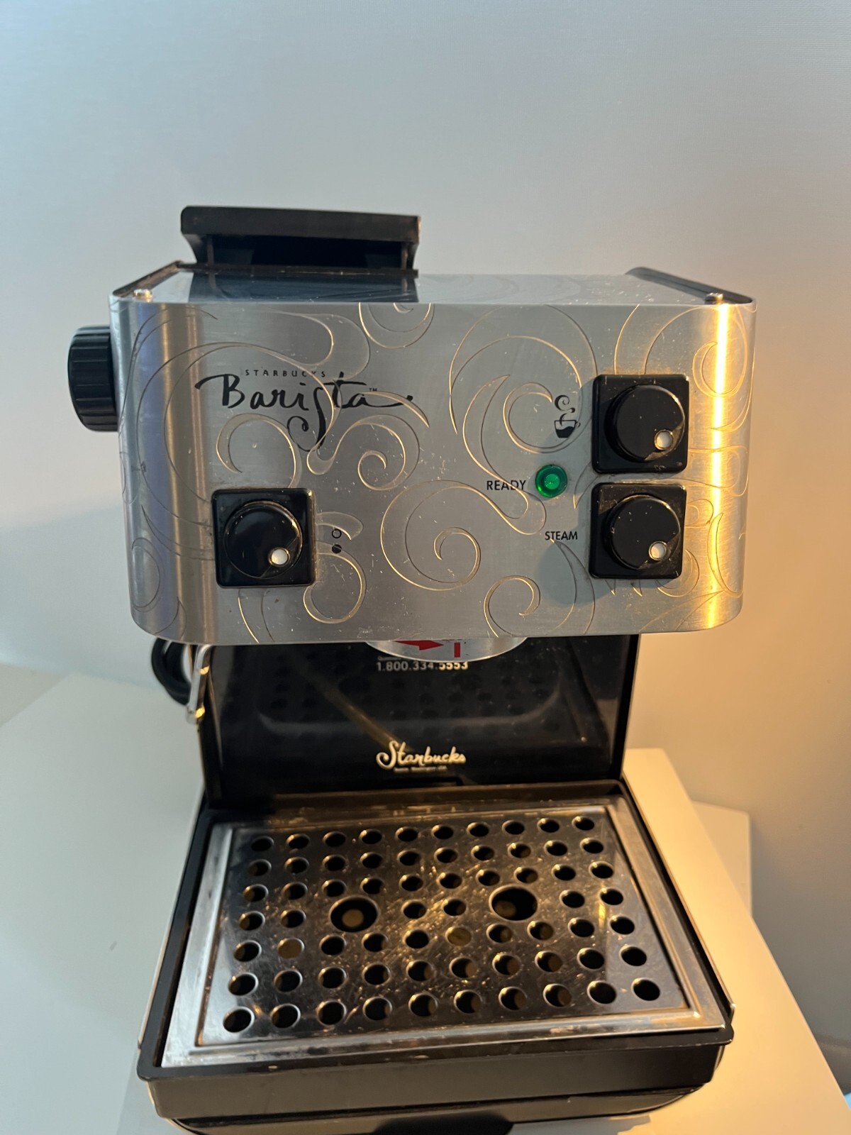 VTG Starbucks Barista Saeco Italy Espresso Machine SIN006 Stainless