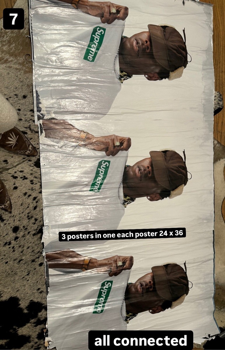 Supreme Tyler the Creator Poster (FW24) - New York City Supreme Tyler the Creator Poster (FW24) - New York City