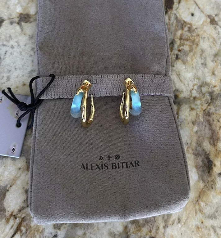 Alexis bittar hoop on sale earrings