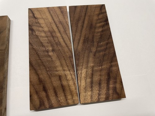16 KD Black Walnut Book matched Knife Scales, 8 Sets Nice Grain 5” X 2” X 3/8” - Picture 8 of 13