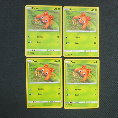 team up pokemon card prices 4X Paras 6/181 Team Up Pokemon TCG Card NM