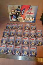 CLEVELAND INDIANS 2007 CENTRAL DIVISION CHAMPS MEDALLION SET OF 22  #1462
