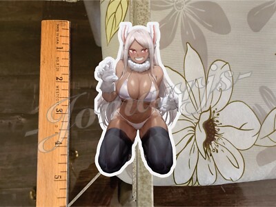 My Hero Academia Anime Usagiyama Rumi Mirko Bikini Sun Fun Sticker manga b  ecchi