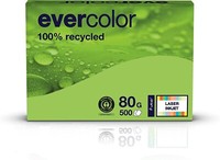 Clairefontaine 40027C Druckerpapier Evercolor Din A4, 80G/Qm, 500 Blatt LindgrüN