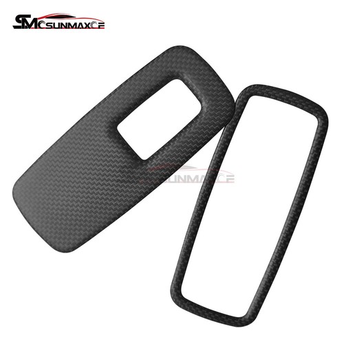 Carbon Fiber Window Switch Panel Trim For Porsche 911 992 2019-24 Plain Matte - Foto 2 di 10