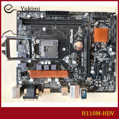 FOR ASROCK H110M-HDV DDR4 *2 32GB LGA 1151 D-Sub DVI-D HDMI