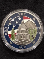 SMF RDD ACV CEC TSA Challenge Coin