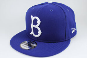 New Era 9fifty Basic Snapback Hat Cap Mlb Brooklyn Dodgers Blue New Adult Men Ebay