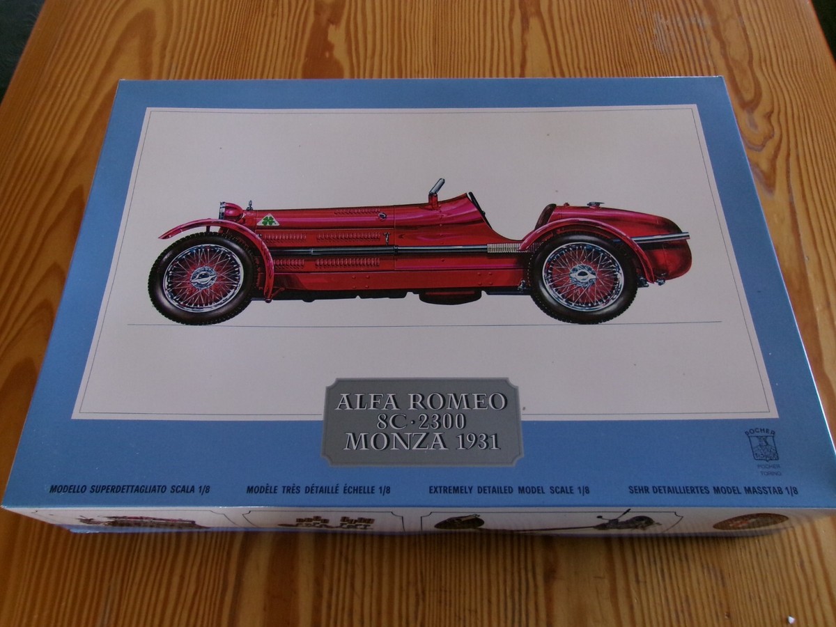 1/8 Pocher Alfa Romeo 8C-2300 Monza 1931 Factory Sealed 6/29 | eBay