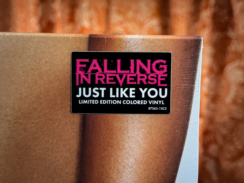 SEALED Falling In Reverse Just Like You PINK WHITE vinyl fashionably monster LP Foto 2 de 4