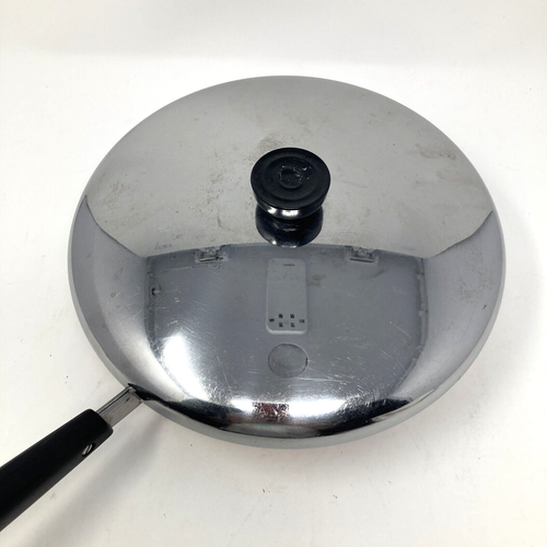 Sartén Revere Ware 1801 doble anillo 10" pulgadas fondo de cobre con tapa - Imagen 4 de 8