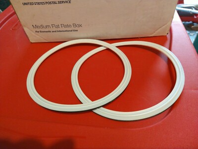 (2) Webb Bio-Pharm A40MPGR-600-E 6 Inch PTFE Envelope TC Gasket with EPDM Filter