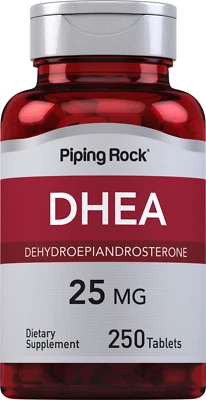 PIPING ROCK DHE A-25mg 250 caps. ANTIEDAD, RENDIMIENTO SEXUAL, ARRUGAS envio URGENTE gratis