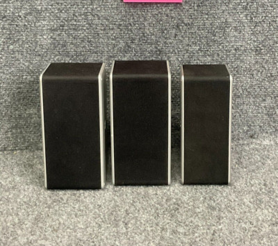 Vizio SB3651 SmartCast Satellite Speakers Portable Set of 3 Silver Black