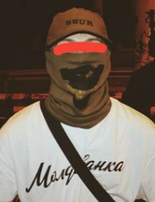 SSUR Gorilla Grin OLIVE Face Neck Gaiter Mask Covering Washable Bandana 