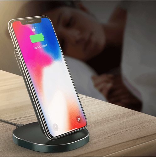Contixo W3 Cargador Rápido Inalámbrico Qi Stand Dock Station para iPhone y Galaxy - Imagen 8 de 10