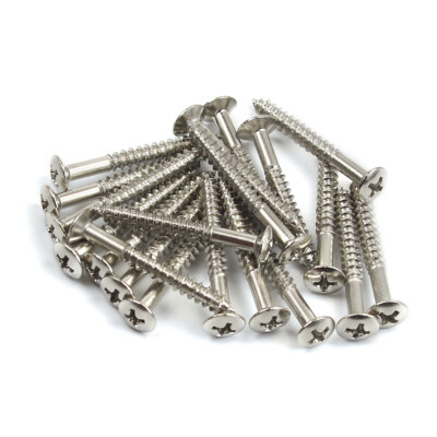 20pcs Electric Guitar Tremolo Bridge Spring Claw Screws Countersunk Screws