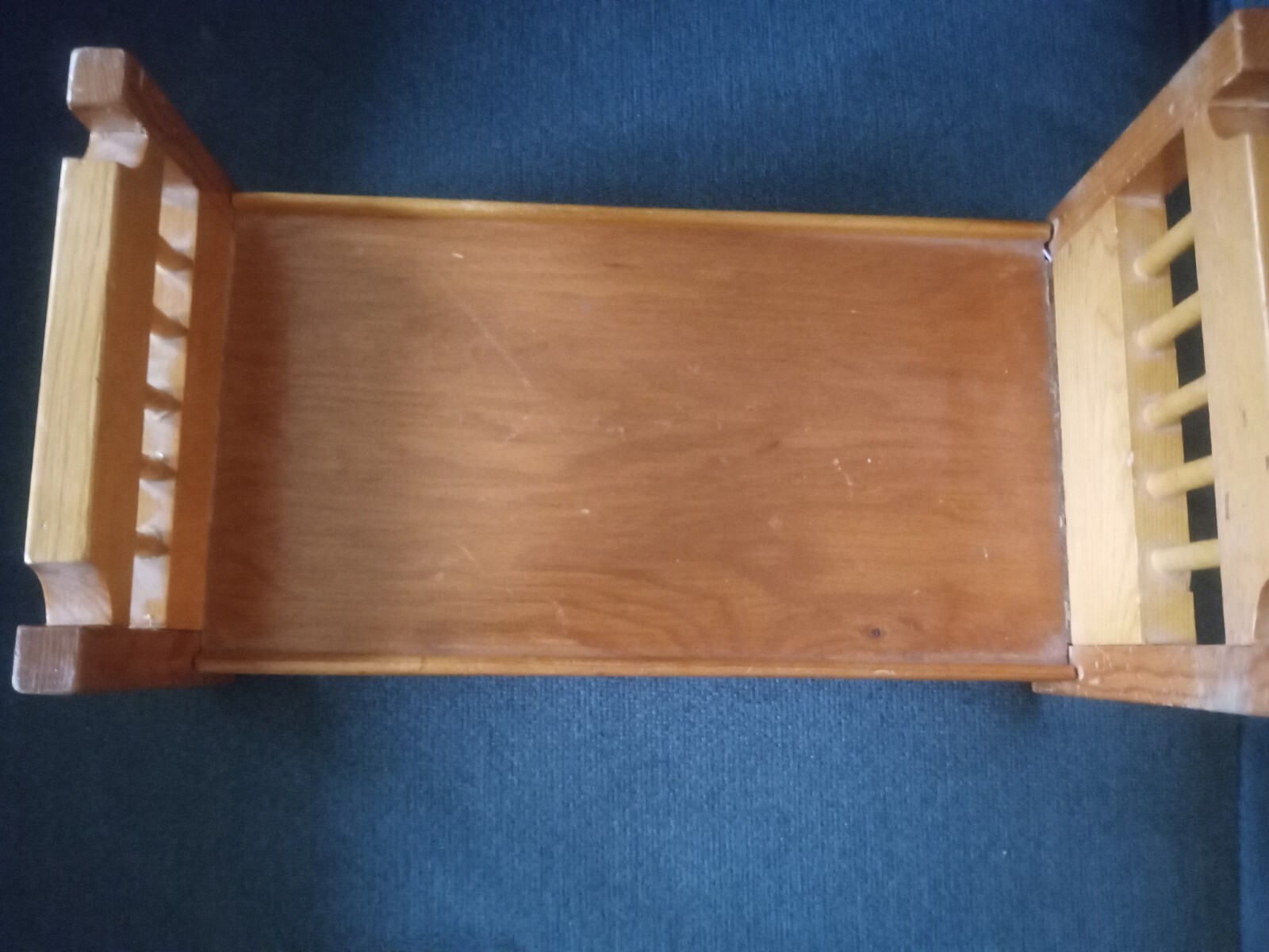 Vintage Wooden Doll Bed eBay