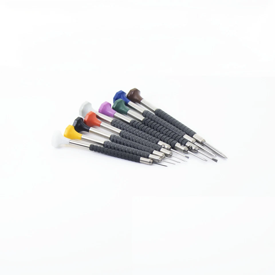 TIMELAB Reloj Joyería Herramienta de Reparación Destornillador de Precisión CABEZA PLANA Hoja 9 PIEZAS Foto 3 de 4