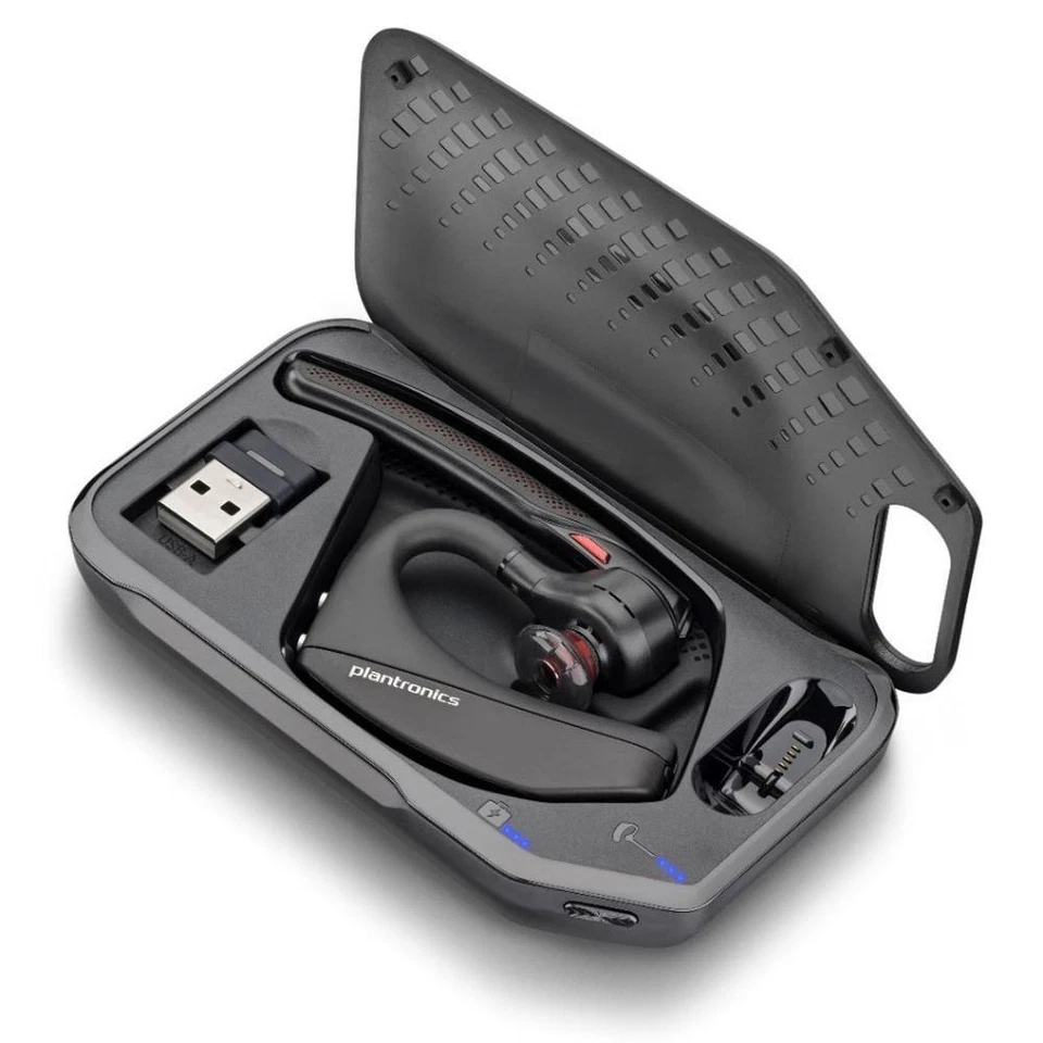 Plantronics Poly Voyager 5200 UC Bluetooth Headset System w/ USB Type A Adapter - Image 3 of 4