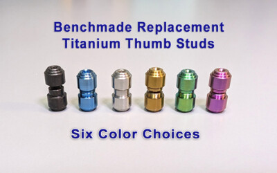 Titanium Thumb Stud for Benchmade Knives 533 535 940 555 565 570 710 730 950