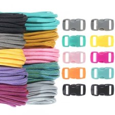 Craft County 100 foot 550 Paracord Crafting Kit   New Vibrant Color Selection