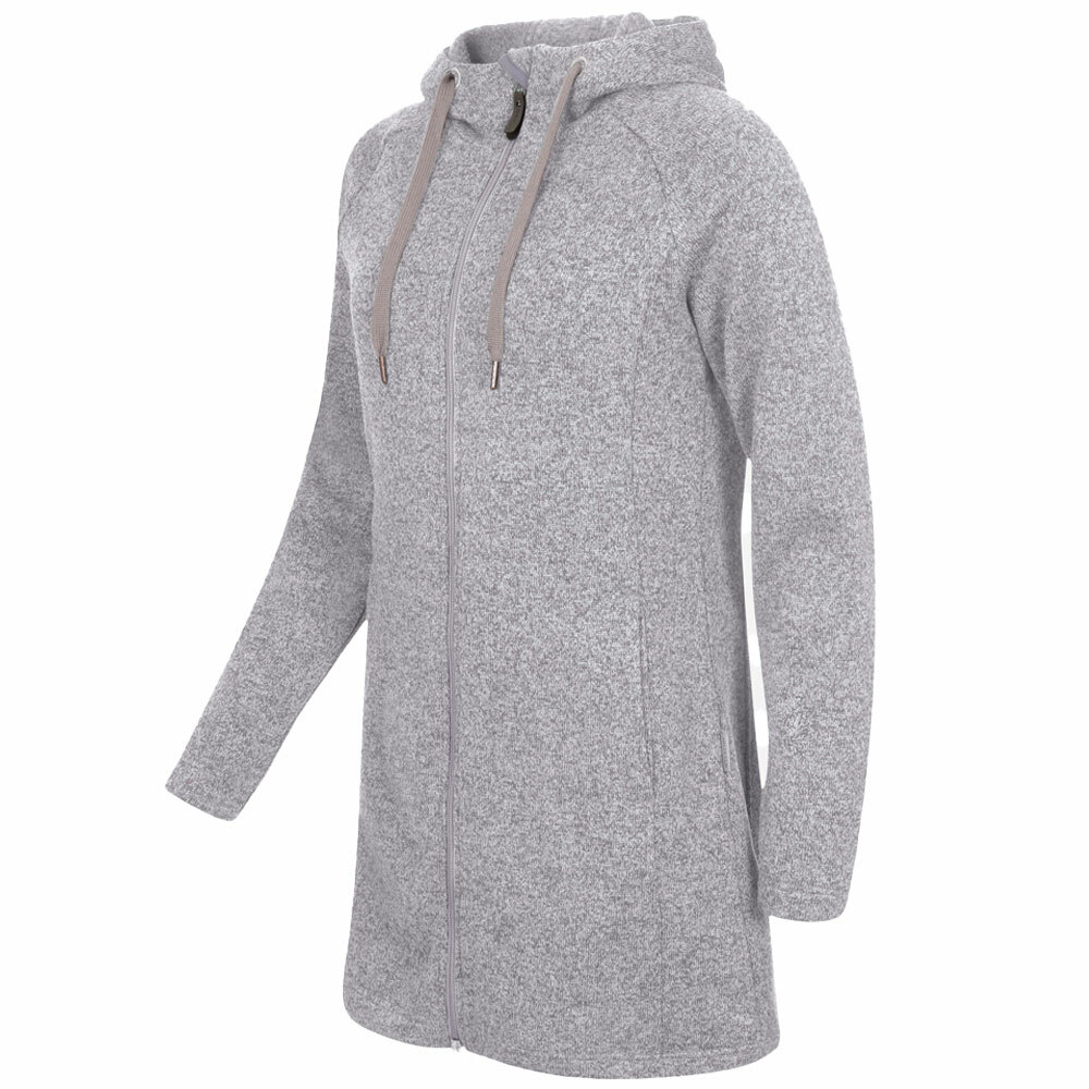 Elkline Durchwärmer Damen-Strickjacke Strick-Fleece-Jacke Mantel