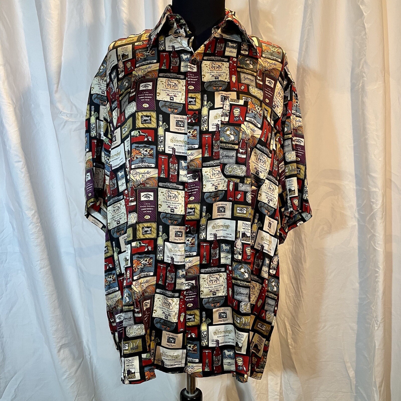 90s nicole miller rare limited edition country music chambray and silk back shirt