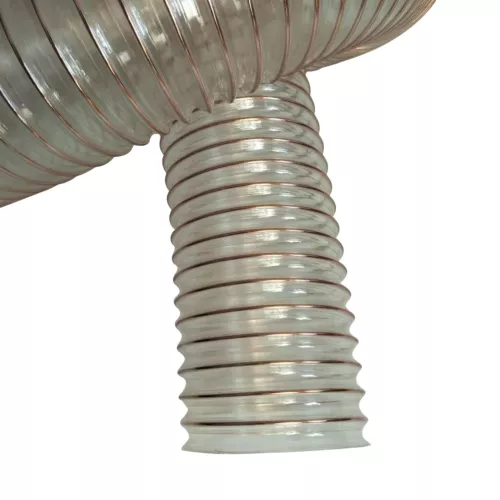 Flexible Exhaust Pipe Vent Hose Dust Collection Ducting Ventilation CNC 120mm PU - Picture 5 of 19