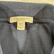 Burberry Brit Men's Polo Shirt   Black   Size M Small Hole On Chest