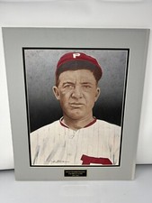 Grover Cleveland Original Jim Bliss Baseball Hand Drawn Art Sketch Matted