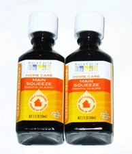 2x 2oz Main Squeeze Essential Oil Blend Cleaning by Aura Cacia Citrus Tea Tree