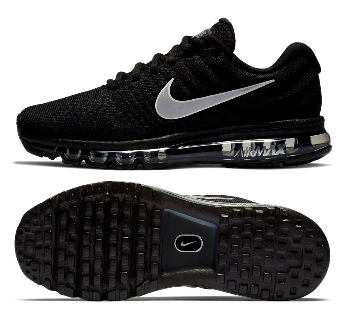 NEW Nike Air Max 2017 Men Athletic Shoes, Black/White, 849559-001