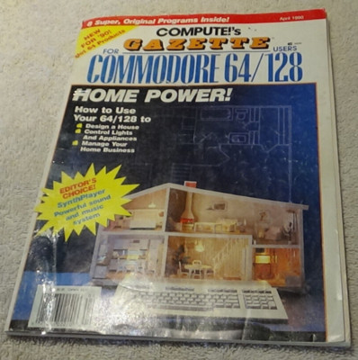 8 Super, Original Programs Inside Compute Gazette Commodore 64/128 HOME ...