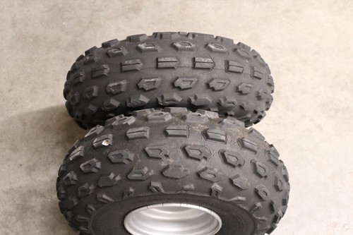 2006 ARCTIC CAT 50 CC FRONT TIRES & RIMS DURO 18X7X7 4 STROKE KFX50 06 - Picture 9 of 11