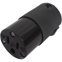 Hubbell 5269cm2 Black 15a 125v Female Edison Heavy Duty Connector Plug on sale Hubbell 5269cm2 Black 15a 125v Female Edison Heavy Duty Connector Plug on sale