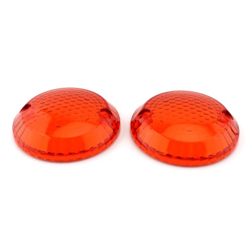 Pair Turn Signal Light Lamp Lens Cover Fit for Suzuki Intruder 1400 VX800 Amber - Picture 3 of 9