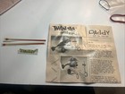VTG ORIG 1963 Hawk Models Weird-Ohs DADDY Way Out Dragster 532-100 Instructions — photo 1
